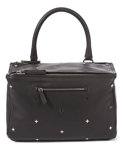 givenchy pandora embellished w metal crosses woc|Medium Pandora bag in nylon in .